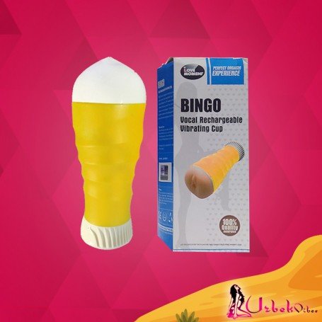 Bingo Vocal Rechargeable Vibrating Cup MS-059