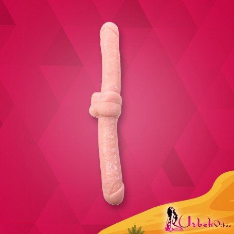 Realistic Double Dong Penis Shaped End Realistic Non Vibrator RSNV-015