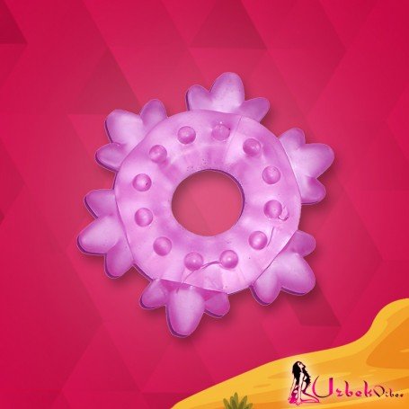 Heavy Silicone Ring-Ice Flower CR-006