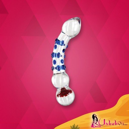 Flower Crystal Glass Dildo Sex Toy GD-003