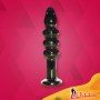 Black Beaded Glass Dildo Sex Toy GD-005