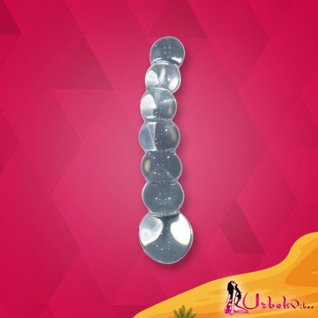 Ultra Beaded Crystal Glass dildo GD-008