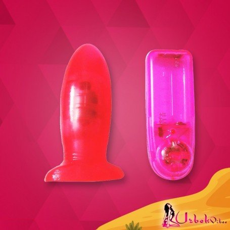 Crystal Fussy Butt Plug Vibrating AD-013