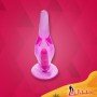 Crystal Fussy Vibrating Butt Plug With Suction Cup AD-025