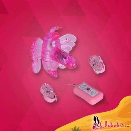 Butterfly Remote Control Strap On Vibrator SO-009