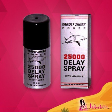 DEADLY SHARK 25000 DELAY SPRAY FOR MEN WITH VITAMIN E DTZ-007