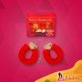 Fetish Fantasy Beginner's Furry Cuffs in Red BDP-004