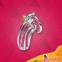 Stainless Steel Iron Wire Male Chastity Lock BDP-016