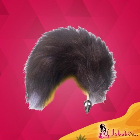 Real Fox Tail Metal Silicone Picky Plug V2 DSBAD-037