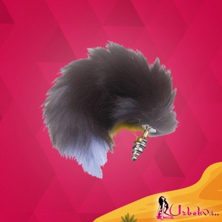 Metal Stain Steel Fox and Dog Tail Picky Toy V1 DSBAD-041